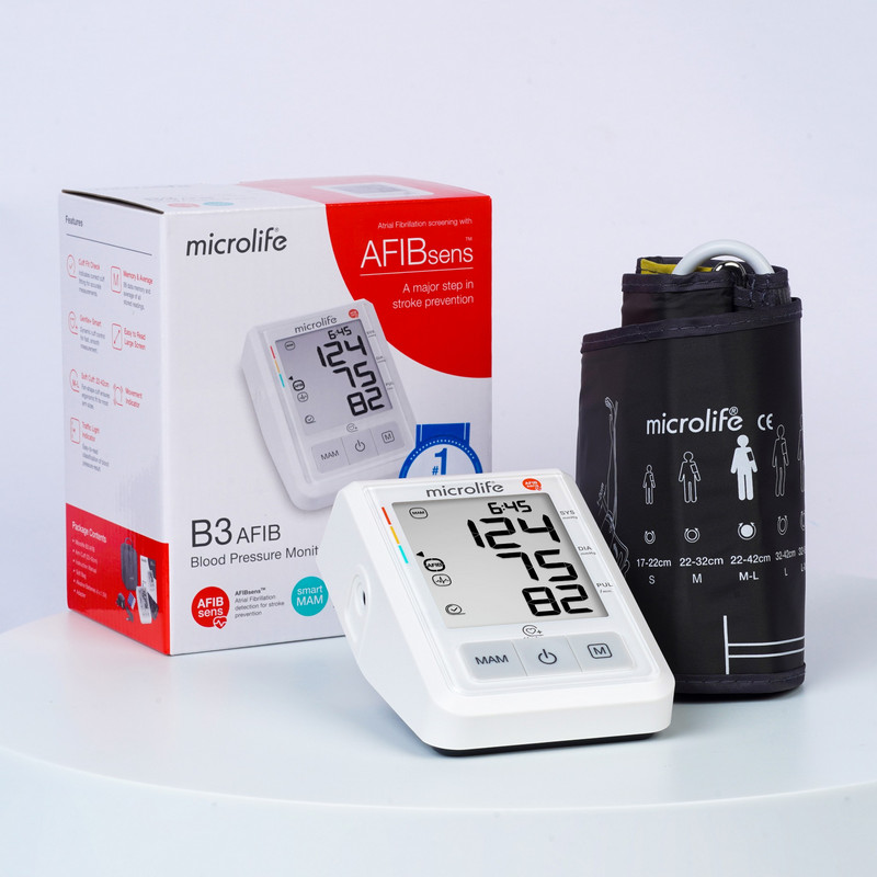 Máy Đo Huyết Áp Bắp Tay Microlife B3 AFIB